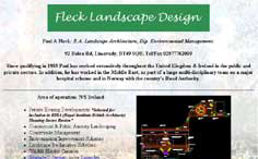 homepage for fleck landscapes